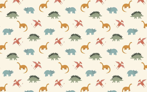 Motif de dinosaures en bande dessinée Motif de dinosaures en bande dessinée
