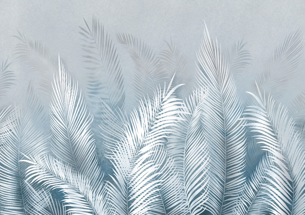 Une feuille à plumes blanches Une feuille à plumes blanches