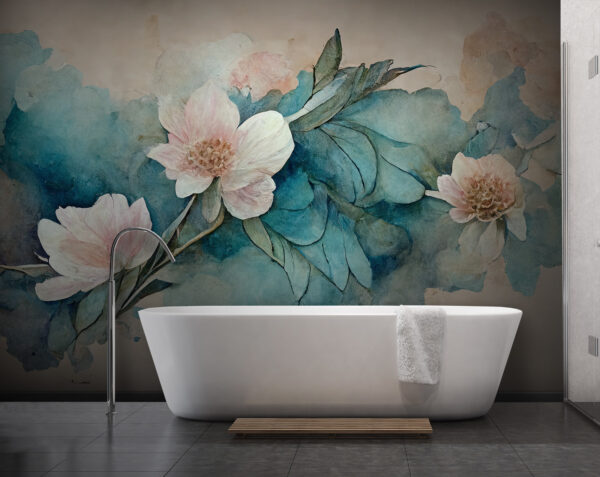 Peinture de fleurs et de feuilles Peinture de fleurs et de feuilles