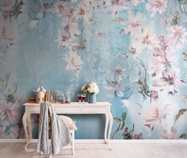 Des fleurs délicates sur une toile de fond douce Papier peint Des fleurs délicates sur une toile de fond douce