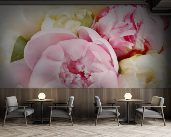 Bouquet de fleurs roses et blanches Bouquet de fleurs roses et blanches