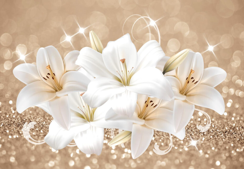 Groupe de fleurs blanches Groupe de fleurs blanches