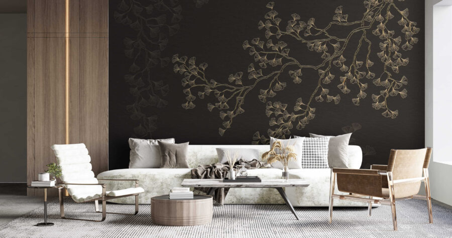 Branche avec des feuilles