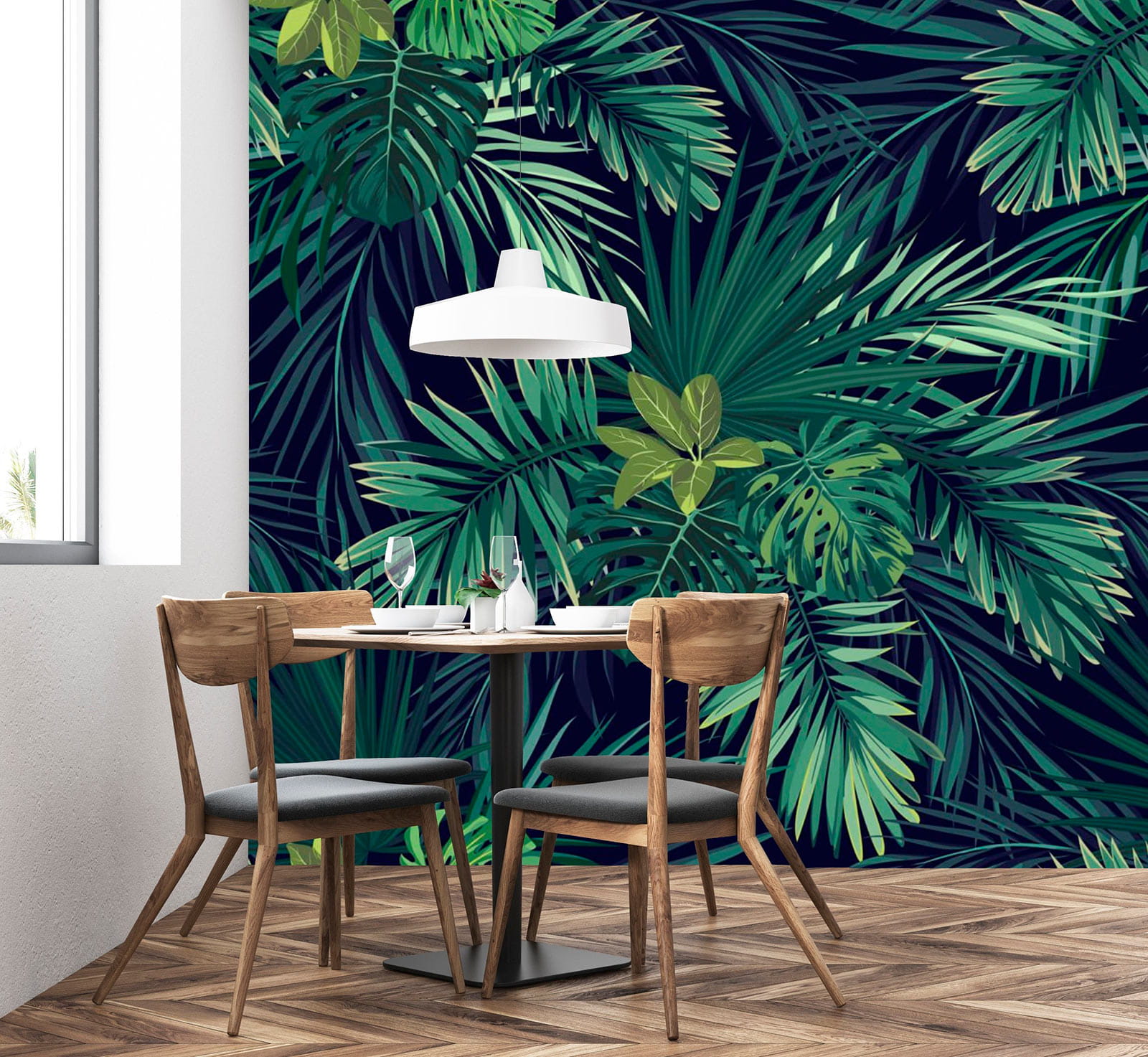 u79672piq1m - Motif de feuilles vertes - tegory