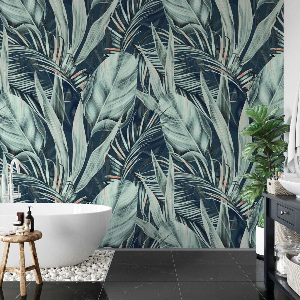 u79675pit1 1024x1024 - Feuillage tropical aux couleurs sereines - tegory