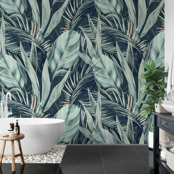 Feuillage tropical aux couleurs sereines Feuillage tropical aux couleurs sereines