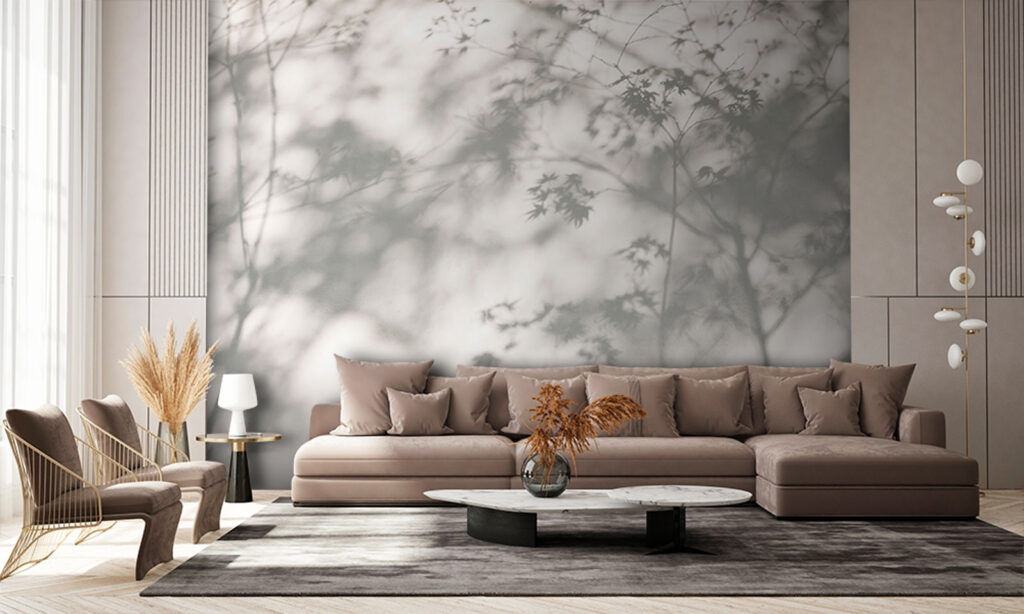 Shadows leaves on a wall Shadows leaves on a wall