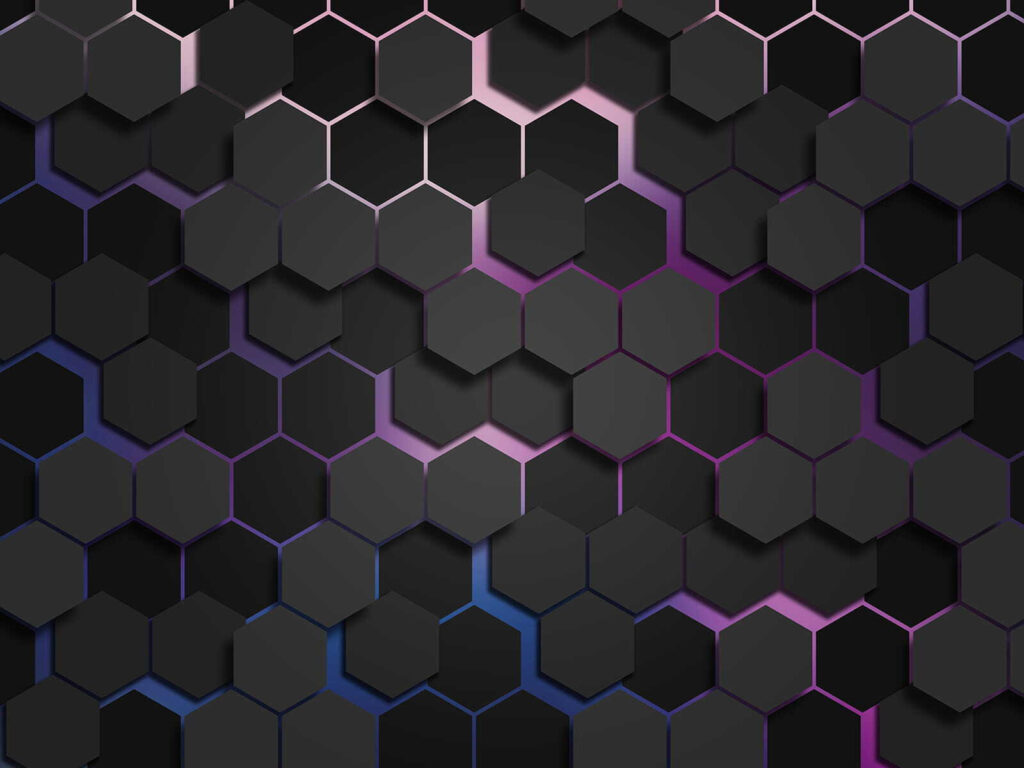 Groupe d'hexagones noirs Groupe d'hexagones noirs