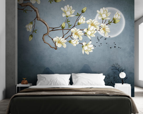 Peinture d'une branche d'arbre avec des fleurs blanches u92999pib84 600x480 - Peinture d'une branche d'arbre avec des fleurs blanches - tegory