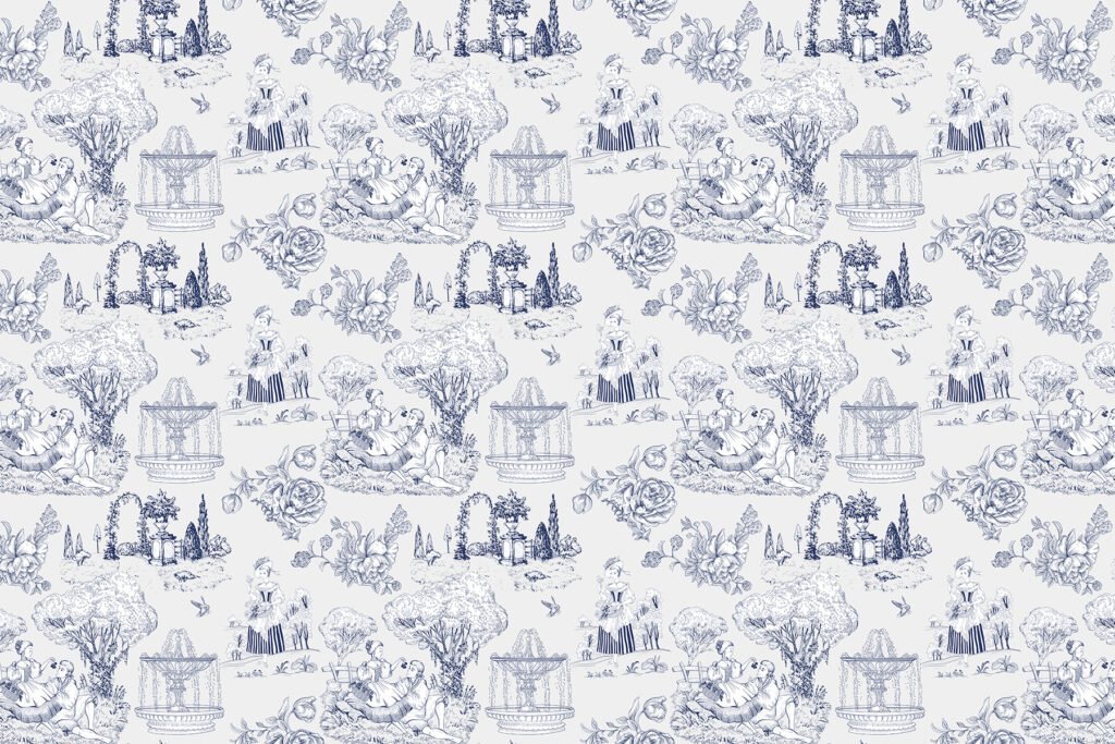 Motif de personnes et d'arbres Motif de personnes et d'arbres
