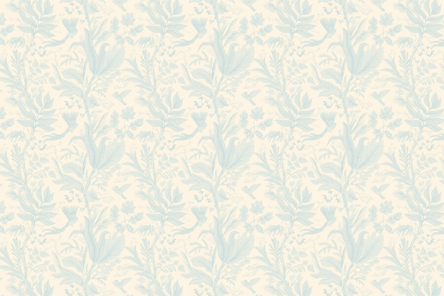 Motif de fleurs et d'oiseaux