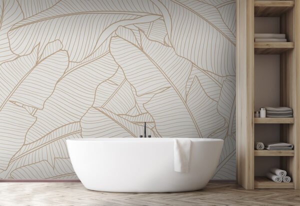 Élégant motif de feuilles pour une décoration moderne Élégant motif de feuilles pour une décoration moderne