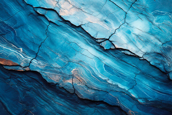 Formations rocheuses et textures bleues abstraites. Formations rocheuses et textures bleues abstraites.