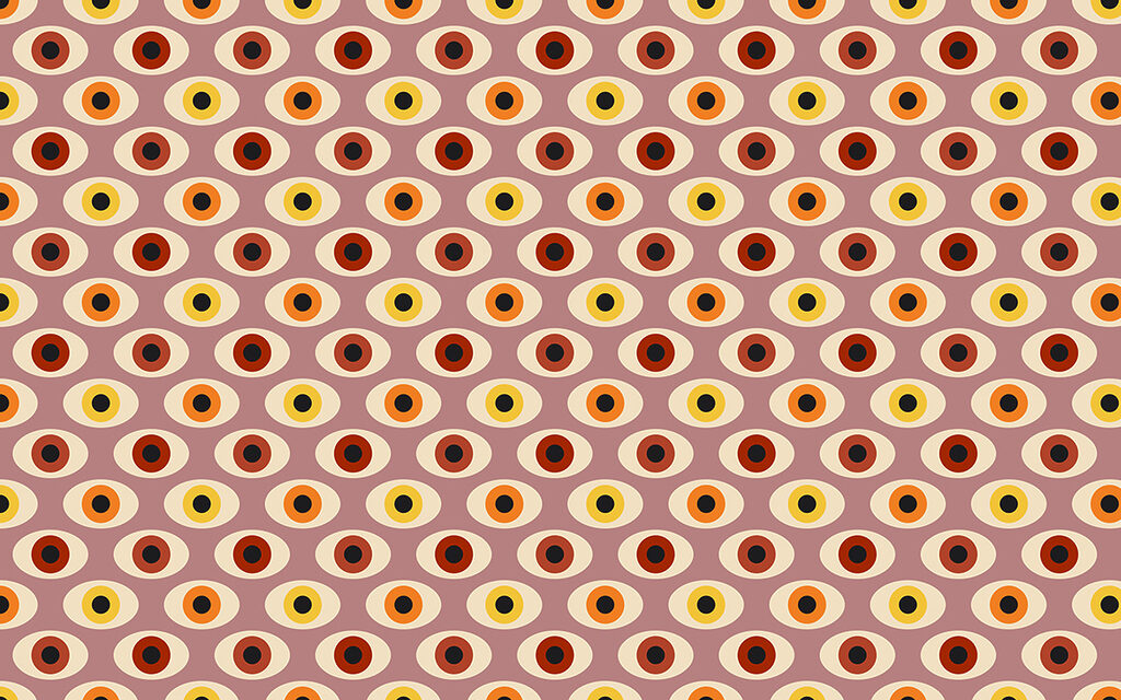 A pattern of colorful ovals A pattern of colorful ovals