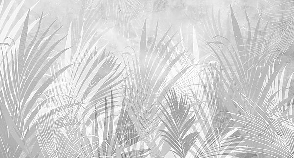 Fond gris et blanc avec des plantes Fond gris et blanc avec des plantes