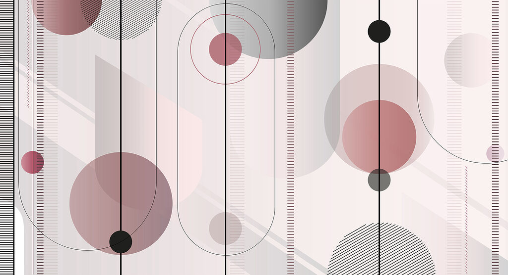 Formes abstraites dans une palette de couleurs douces. Formes abstraites dans une palette de couleurs douces.