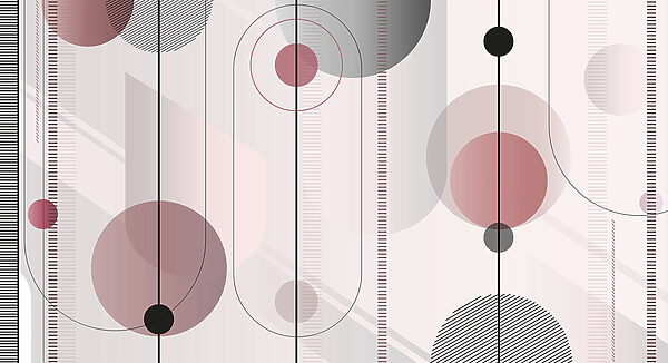 Formes abstraites dans une palette de couleurs douces. Formes abstraites dans une palette de couleurs douces.