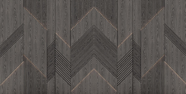 Motifs géométriques en bois foncé. Motifs géométriques en bois foncé.