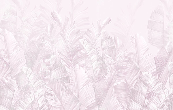 Feuilles douces et pastel dans un arrangement délicat Feuilles douces et pastel dans un arrangement délicat