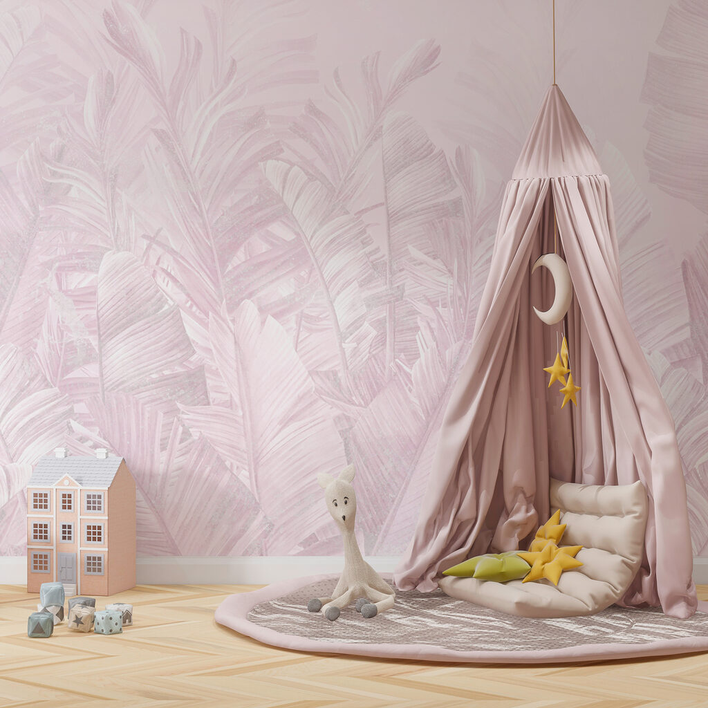 Soft pastel leaves in gentle arrangement Soft pastel leaves in gentle arrangement