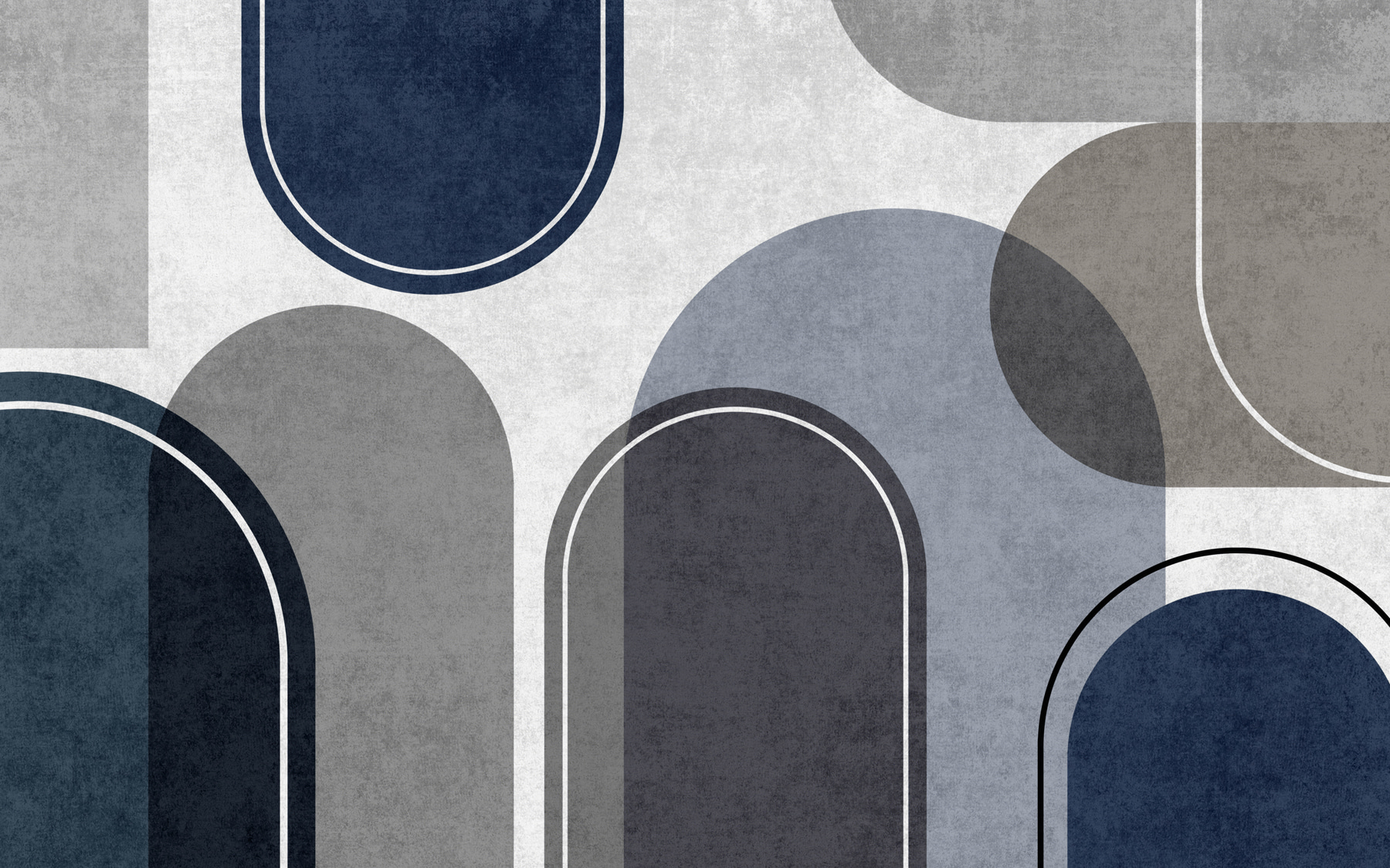 Modern abstract shapes in muted tones Modern abstract shapes in muted tones