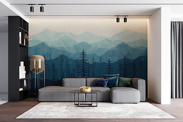 Un paysage de montagnes et d'arbres u98925pig6mr 600x400 - Un paysage de montagnes et d'arbres