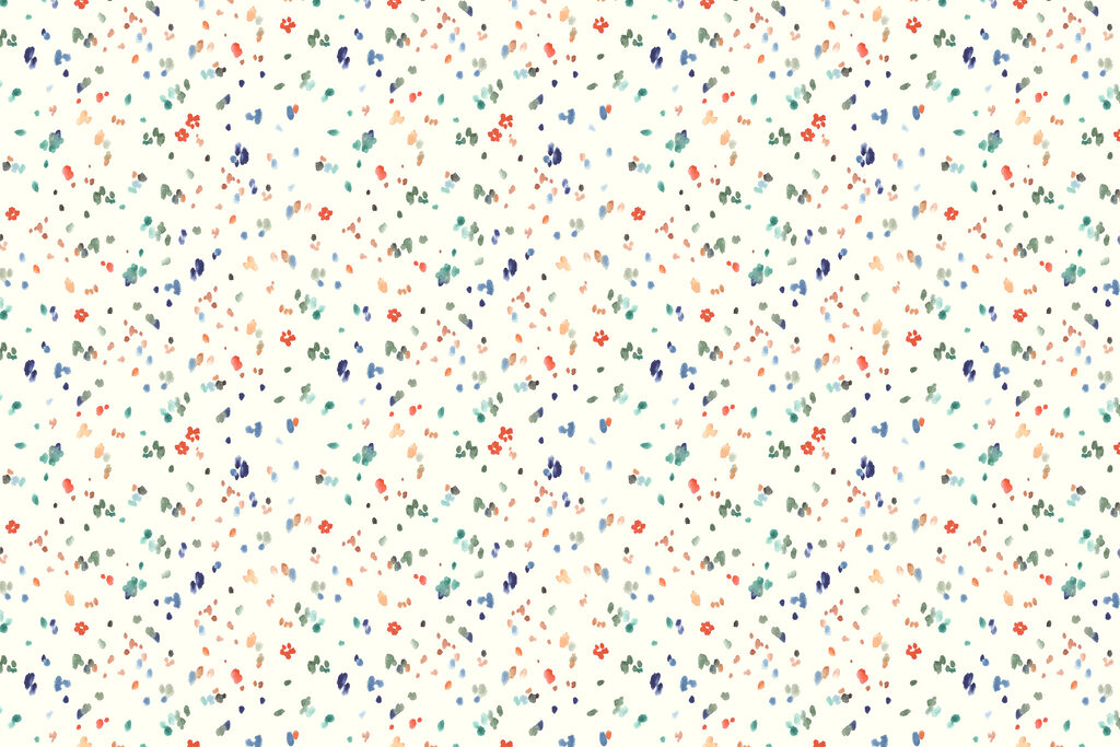 Petites taches colorées sur fond blanc Petites taches colorées sur fond blanc