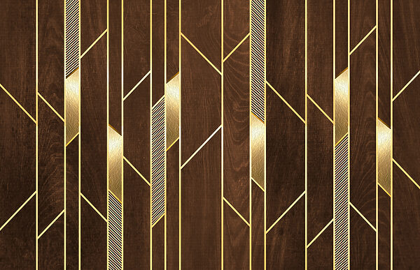 Lignes élégantes sur une riche texture de bois Lignes élégantes sur une riche texture de bois