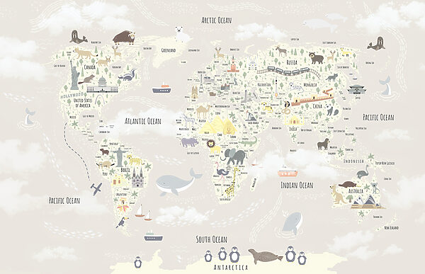 Une carte du monde Une carte du monde
