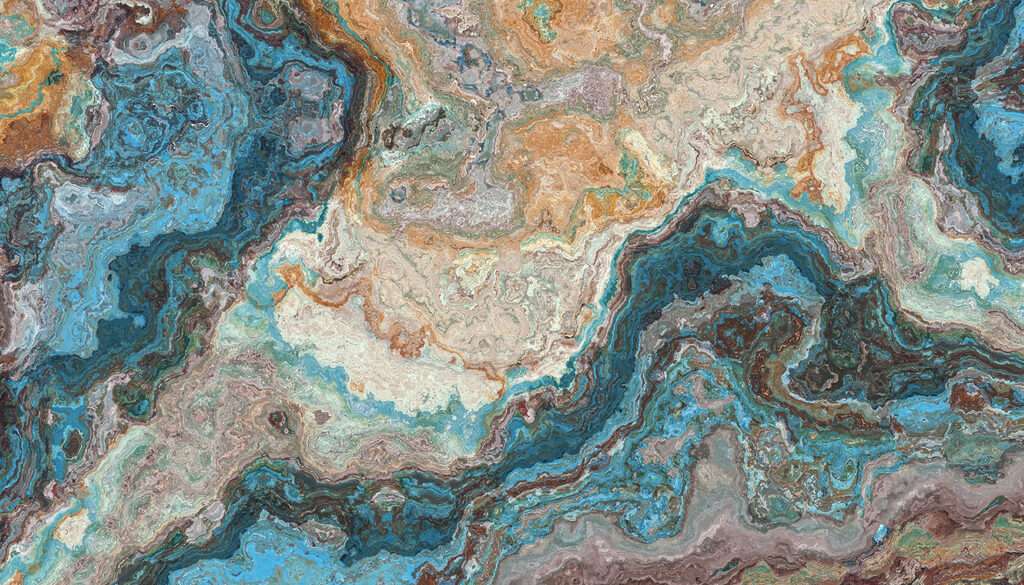 Une surface marbrée colorée Une surface marbrée colorée