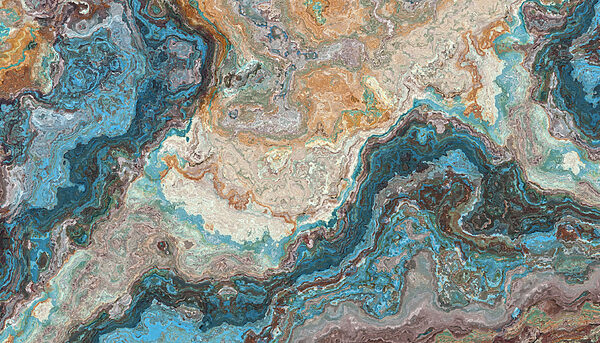 Une surface marbrée colorée Une surface marbrée colorée