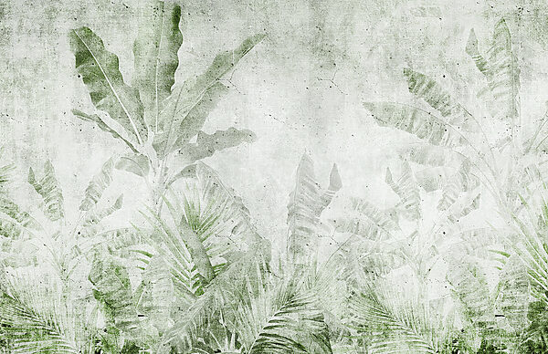 Textured leaves on a muted background Textured leaves on a muted background