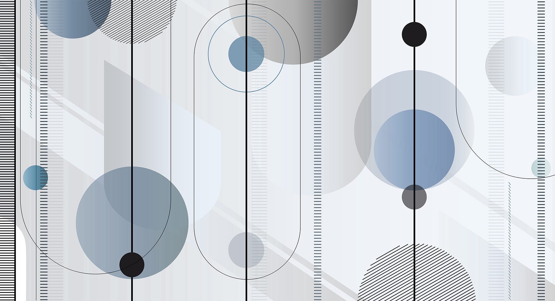 Des cercles et des lignes grises et noires u95379v1p - Des cercles et des lignes grises et noires
