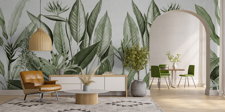 Une verdure luxuriante aux détails délicats