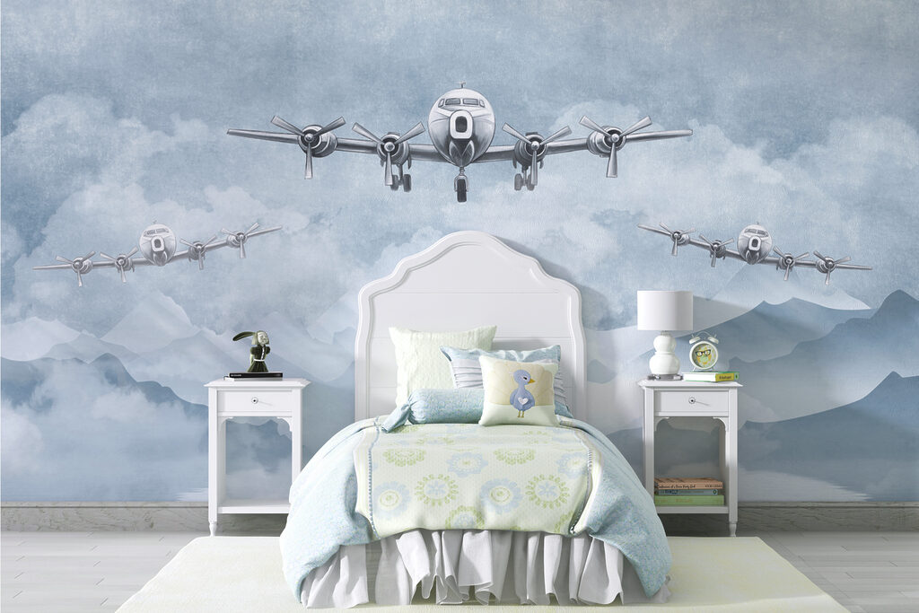 A group of airplanes flying in the sky A group of airplanes flying in the sky