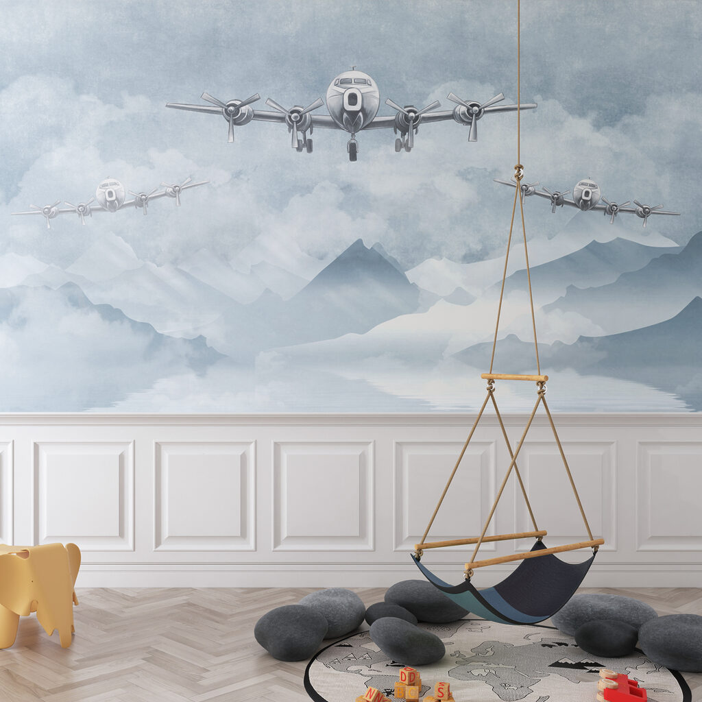 A group of airplanes flying in the sky A group of airplanes flying in the sky