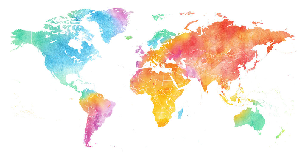 Une carte du monde Une carte du monde