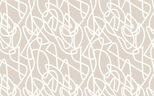 Une ligne blanche sur fond beige Une ligne blanche sur fond beige