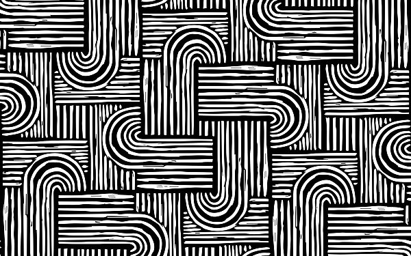 Un motif noir et blanc Un motif noir et blanc