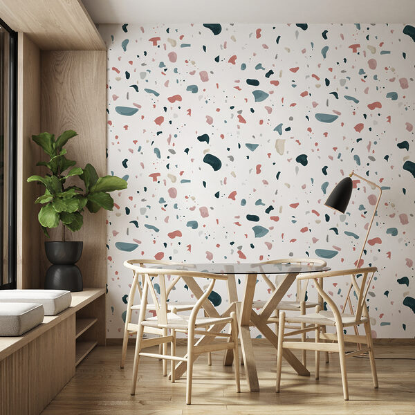 Un motif de petites taches colorées Un motif de petites taches colorées
