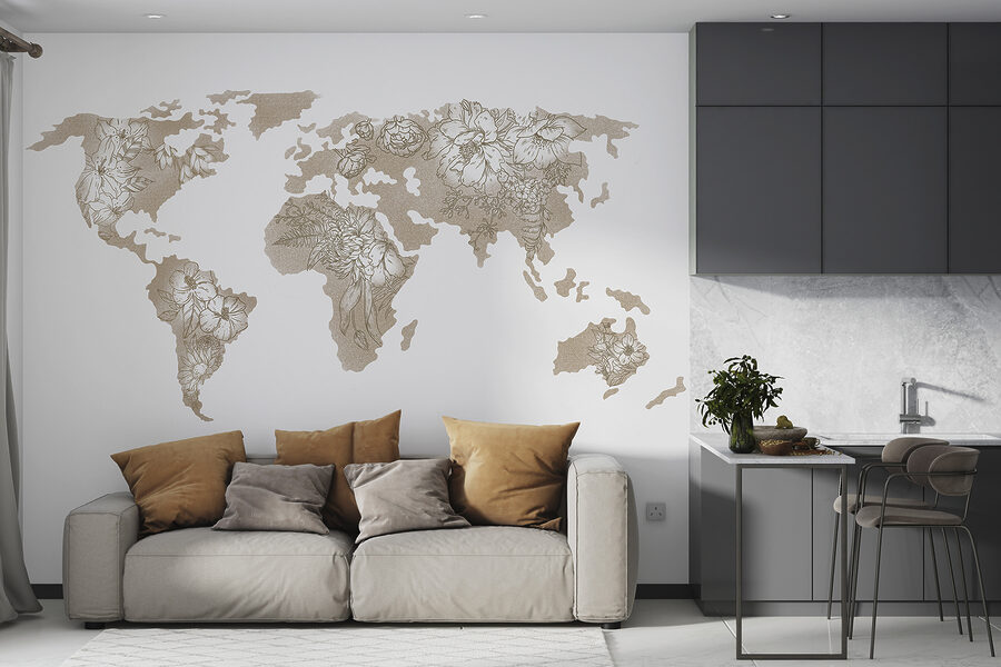 Une carte du monde Une carte du monde