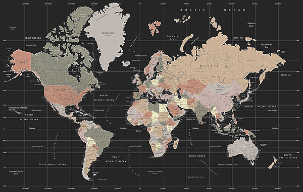 Une carte du monde Une carte du monde