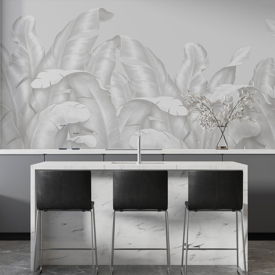 Un groupe de feuilles blanches Un groupe de feuilles blanches
