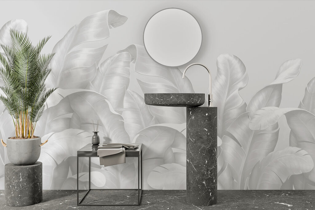 A group of white leaves