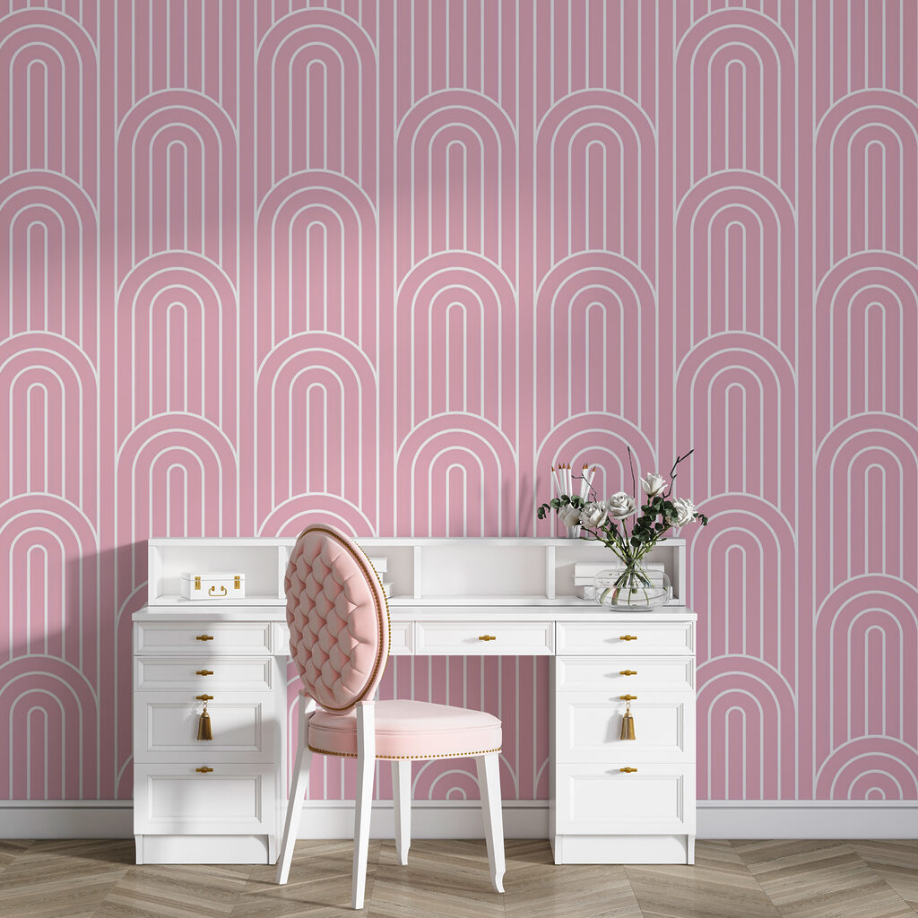 A pink and white pattern A pink and white pattern