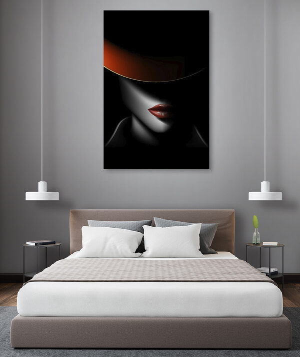 Une femme portant un chapeau Une femme portant un chapeau
