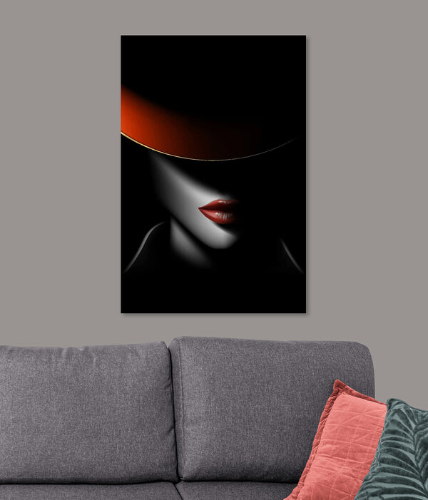 Une femme portant un chapeau Une femme portant un chapeau