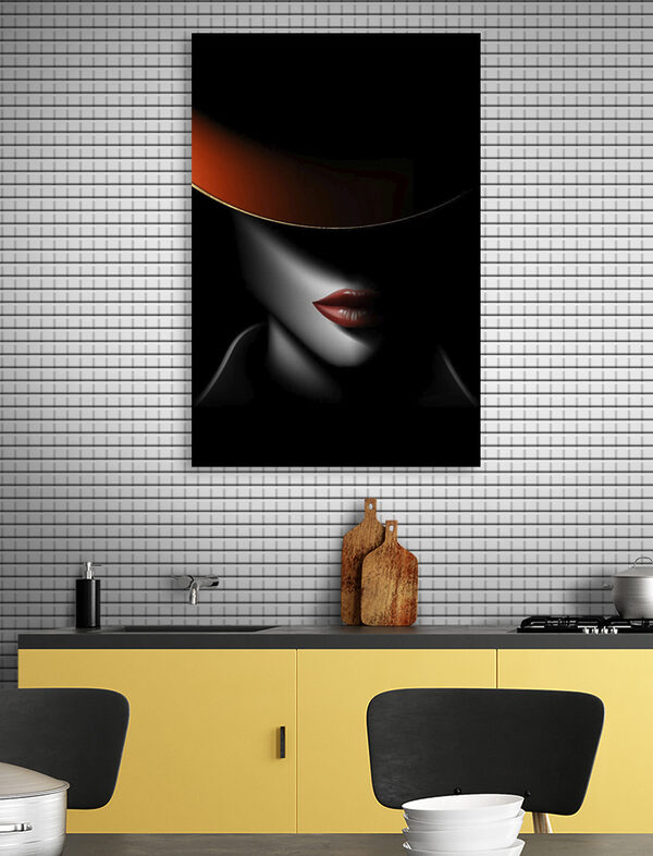 Une femme portant un chapeau Une femme portant un chapeau