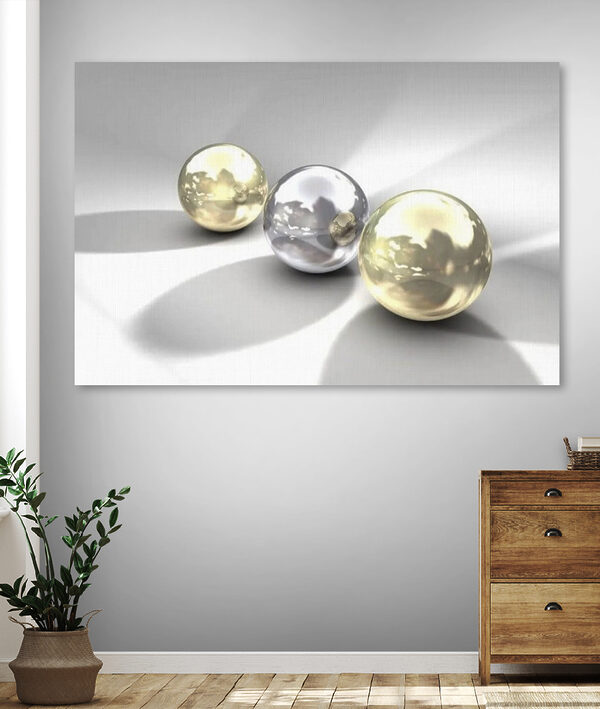 Un groupe de boules brillantes Un groupe de boules brillantes