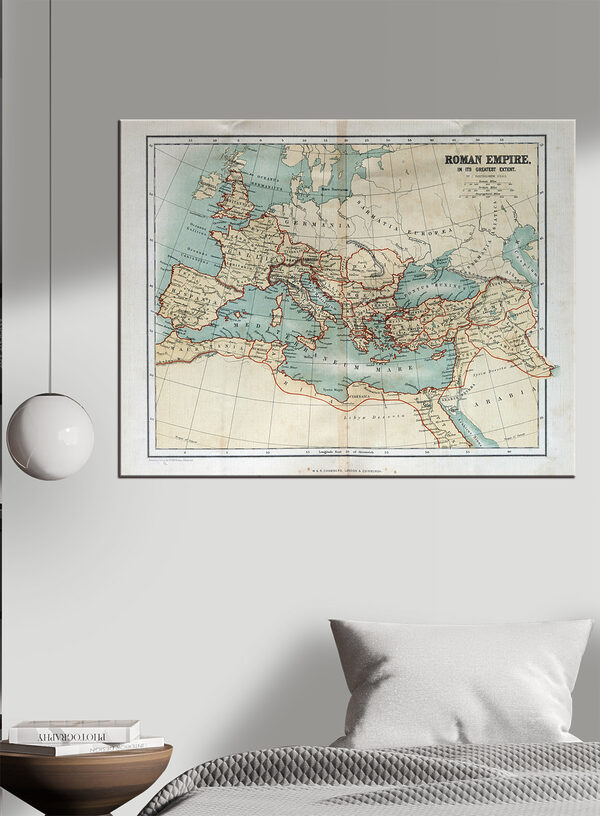 Une carte de l'Europe avec des lignes rouges Une carte de l'Europe avec des lignes rouges